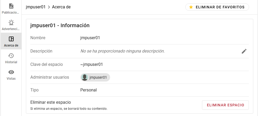 Details About a Space Details About a Space