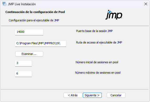 Configure JMP Settings Configure JMP Settings