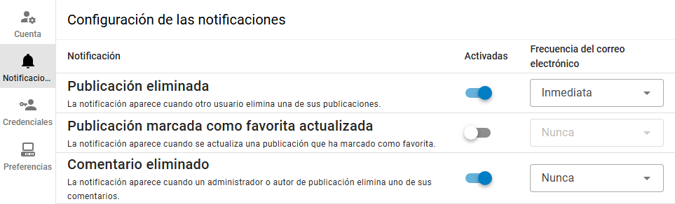 Notification Settings Notification Settings