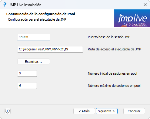 Configure JMP Settings Configure JMP Settings