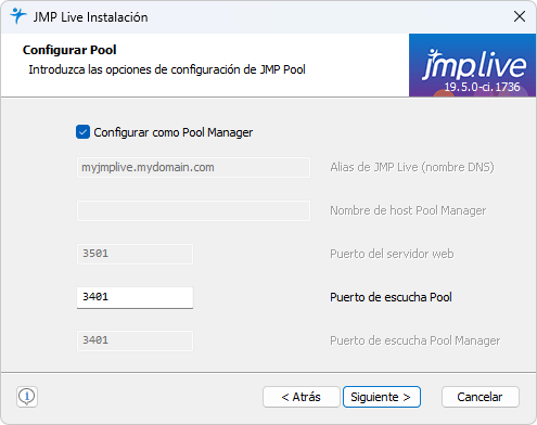 Configure the Pool Manager Configure the Pool Manager