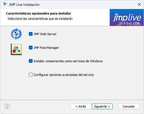 Component Selection Window Component Selection Window