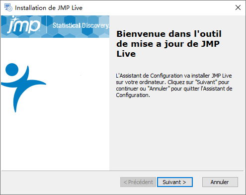 JMP Live Setup Wizard