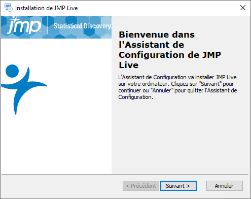JMP Live Setup Wizard