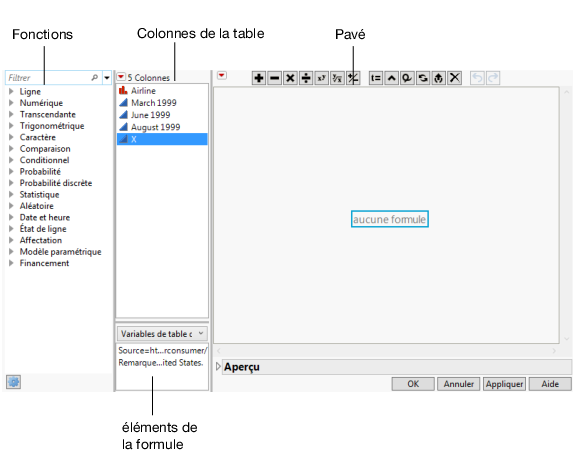 Éditeur de formules