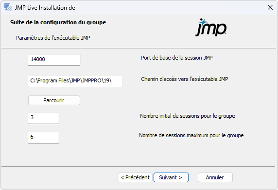 Configure JMP Settings Configure JMP Settings