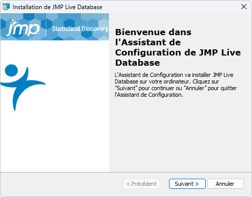 JMP Live Database Setup Wizard JMP Live Database Setup Wizard