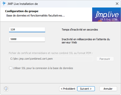 Configure JMP Settings Configure JMP Settings