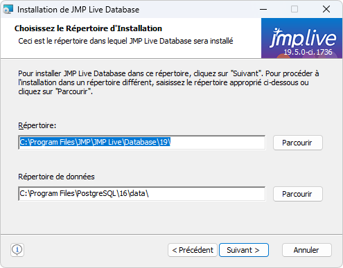 Specify Installation Folders Specify Installation Folders