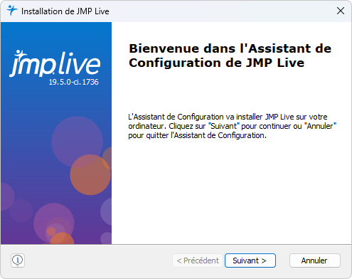 JMP Live Setup Wizard JMP Live Setup Wizard