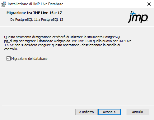 Scegliere un processo di trasferimento