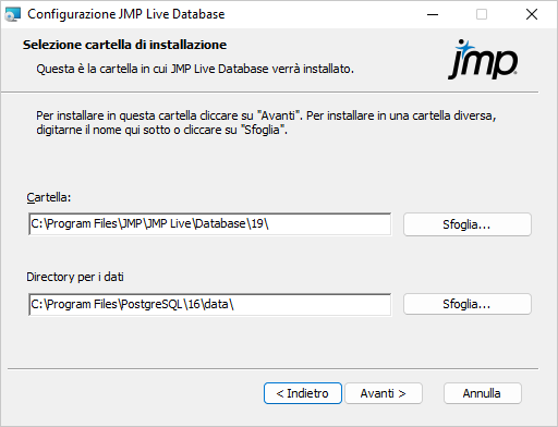 Specify Installation Folders