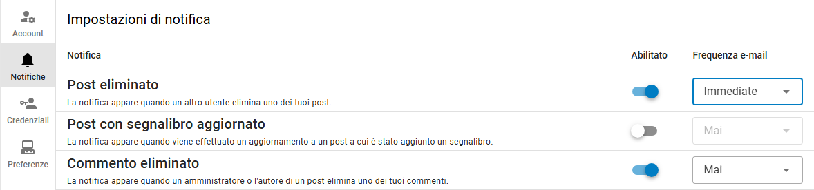 Notification Settings