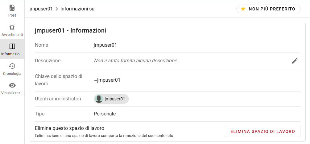 Details About a Space