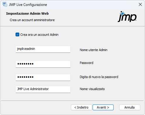 Create an Administrator Account Create an Administrator Account