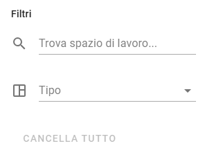 Filters to Find Empty Spaces