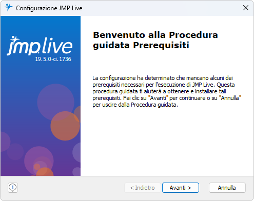 JMP Live Prerequisites Setup Wizard JMP Live Prerequisites Setup Wizard