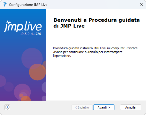 JMP Live Setup Wizard JMP Live Setup Wizard