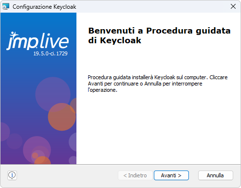 Keycloak Welcome Window Keycloak Welcome Window