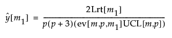 Equation shown here Equation shown here