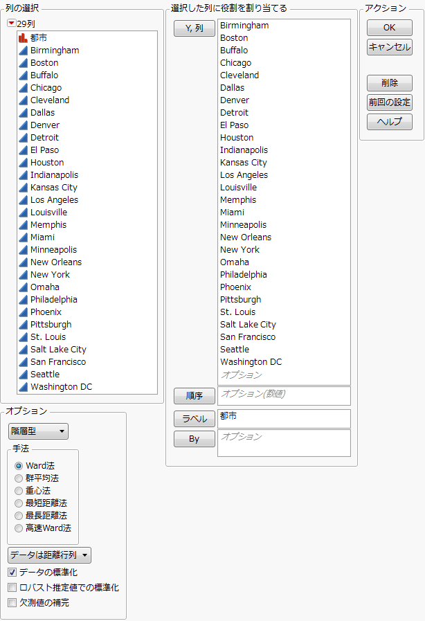 Completed Distance Matrix Launch Window