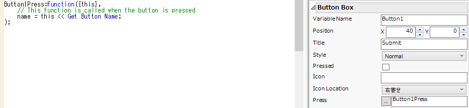 New Script and Script Properties