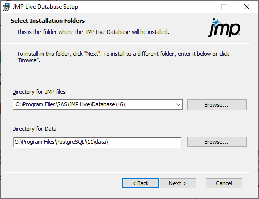Specify Installation Folders