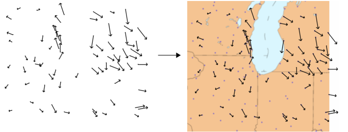 カスタム地図イメージの例
