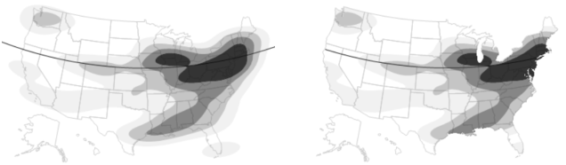 Unclipped (Left) and Clipped (Right) Reference Lines and Contours