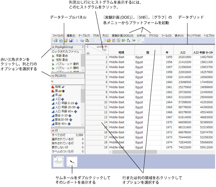 Data Table Features