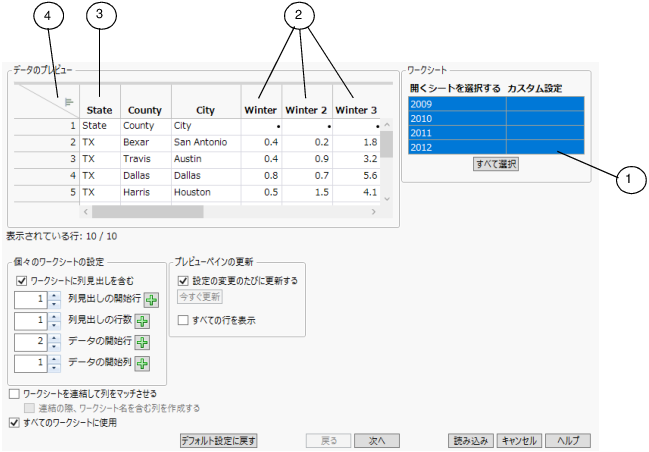 Excel Import Wizard Preview