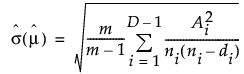 Equation shown here