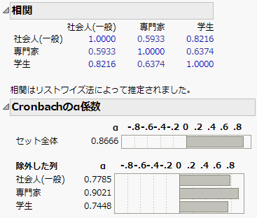 Cronbach’s a Report
