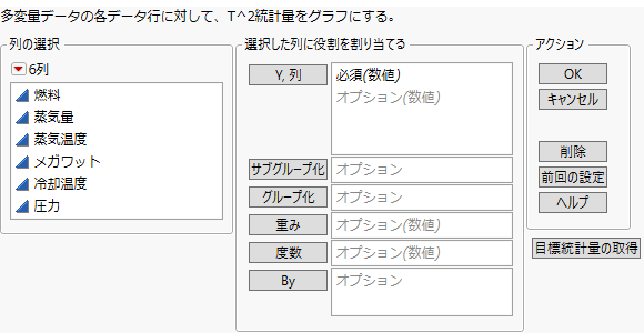 The Multivariate Control Chart Launch Window