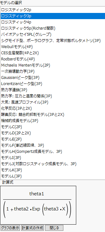 Nonlinear Model Library Dialog