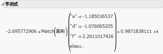 Prediction Expression