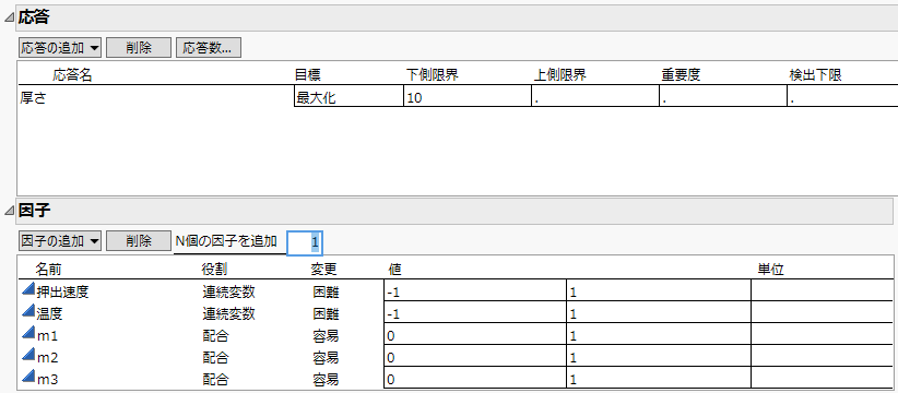Responses and Factors