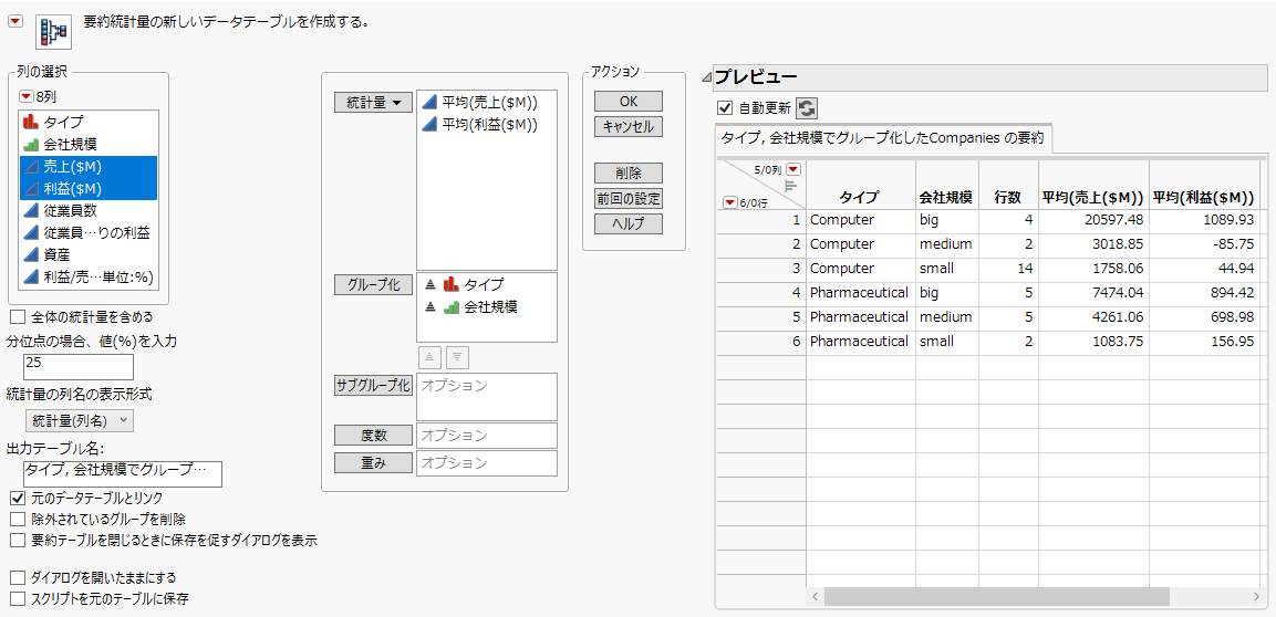 Completed Summary Window