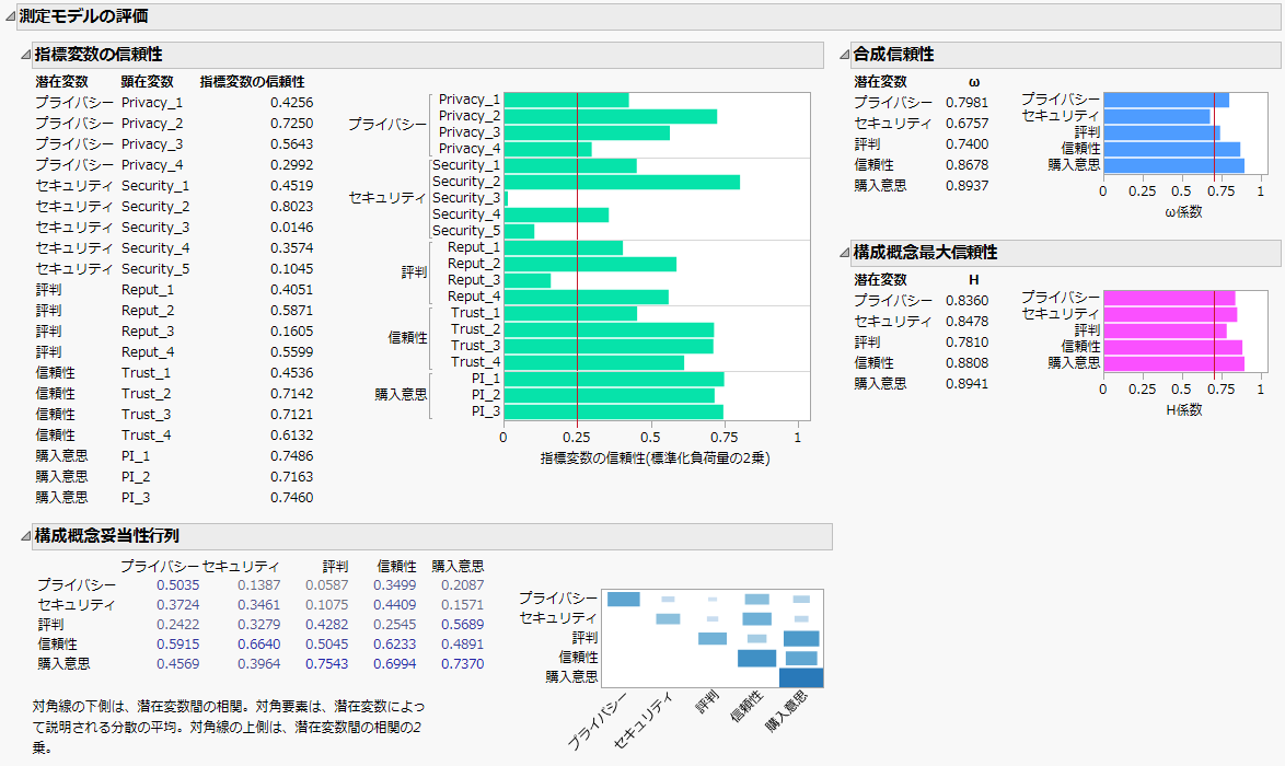 Assess Measurement Model Report for CFA Model
