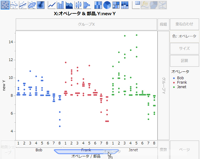 Drag Operator to Add a Second Axis