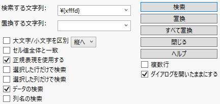 Searching for the Unicode Character