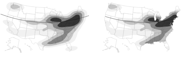 Unclipped (Left) and Clipped (Right) Reference Lines and Contours