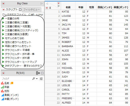 Scripts Saved With the Data Table