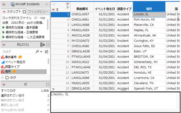 The Opened Data Grid Edit Pane
