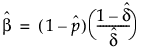 Equation shown here Equation shown here