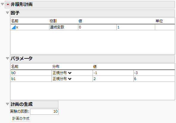 Nonlinear Design Window