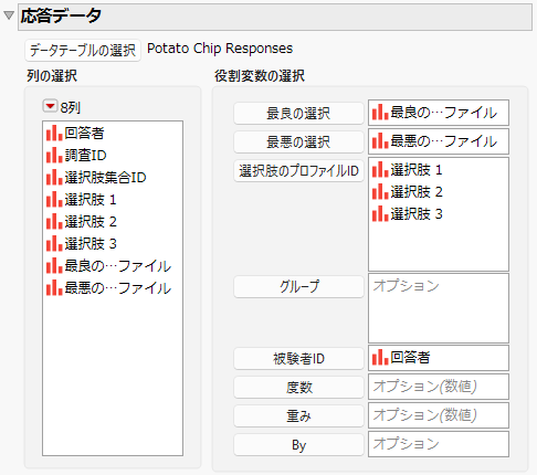 Response Data Outline