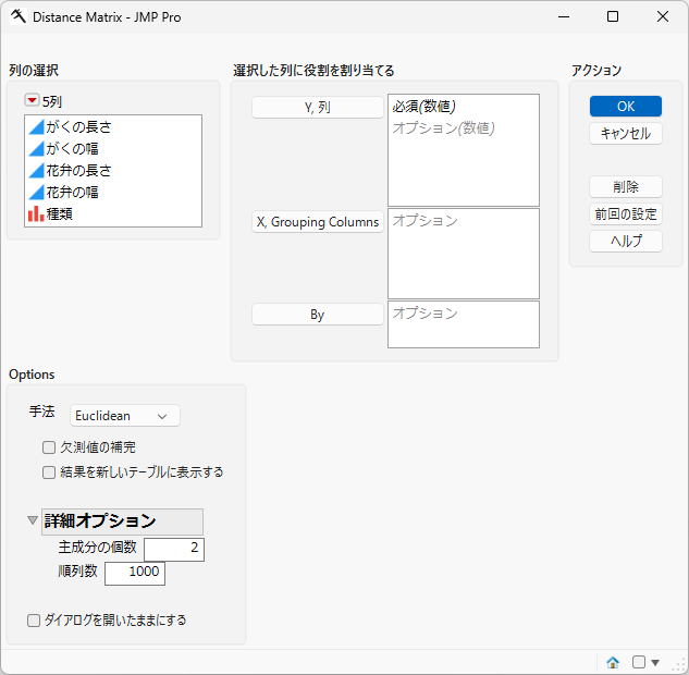 The Distance Matrix Launch Window