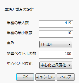 SVD Specification Window