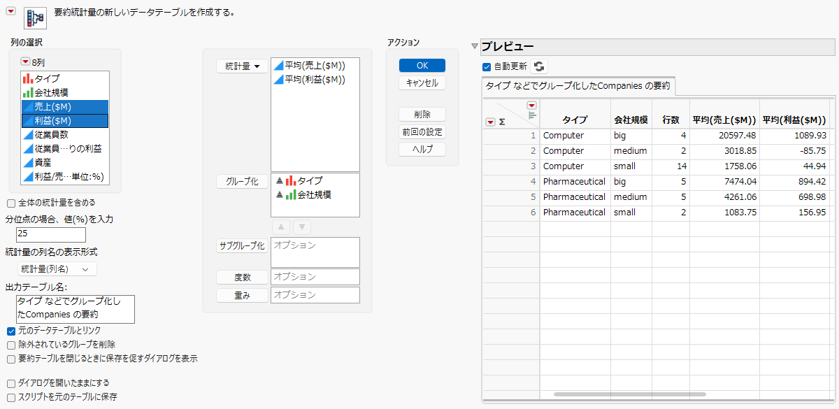 Completed Summary Window
